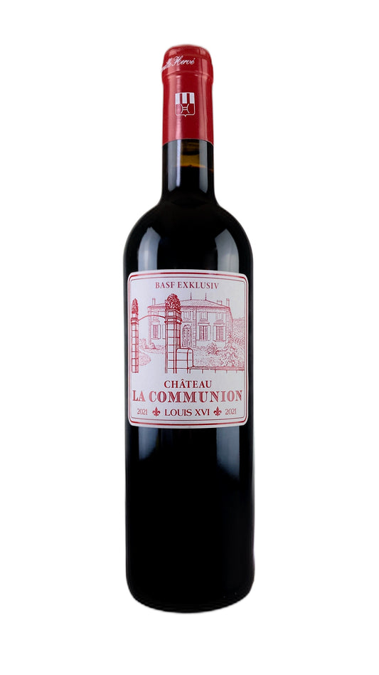 R107927HK - 2021 Château La Communion Cuvée Louis XVI BASF Exklusiv (12 Bottles)