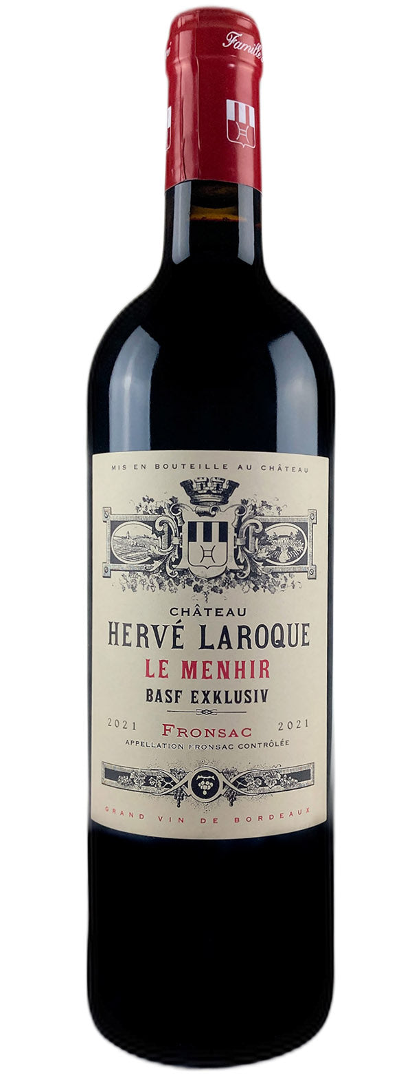 R107928B - 2021 Château Hervé Laroque Le Menhir BASF Exklusiv (12 bottles)